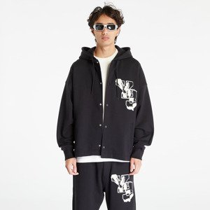 Y-3 Graphic French Terry Hoodie Black