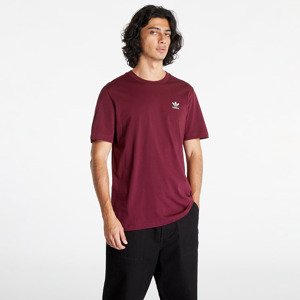 adidas Essential Tee Maroon/ White