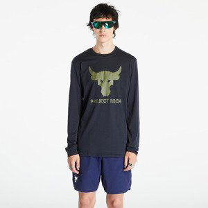 Under Armour Project Rock Brahma Bull Long Sleeve Tee Black/ Marine OD Green/ Marine OD Green