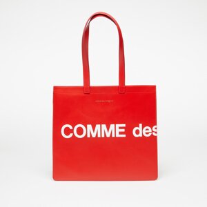 Comme des Garçons Huge Logo Tote Bag Red