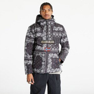 Napapijri Rainforest Regular Fit Half-Zip Jacket Black Aop