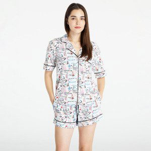 DKNY WMS Boxer Pyjamas Set White/ Multicolor