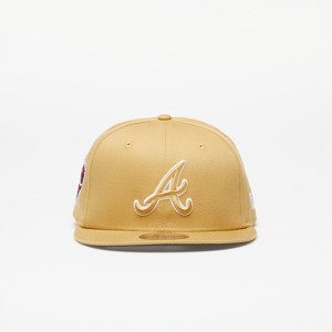 New Era Atlanta Braves Side Patch 9FIFTY Snapback Cap Bronze/ Nfl Brown Suede