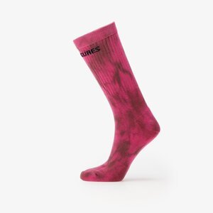 PLEASURES Indie Dye Socks Pink