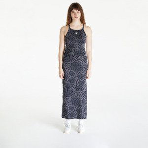 Šaty adidas Leopard Luxe 3 Stripes Maxi Dress Grey Five L