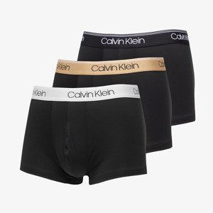 Calvin Klein Microfiber Stretch-Low Rise Boxer 3-Pack Black/ Tigers Eye/ Lunar Rock