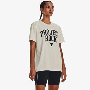 Under Armour Project Rock Heavyweight Campus T-Shirt White