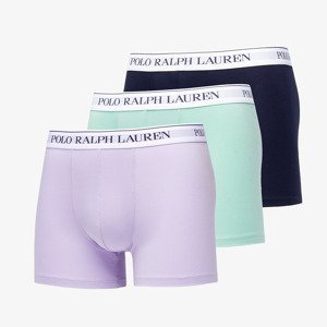 Ralph Lauren Stretch Cotton Boxer Brief 3-Pack Seam Foam/ Dark Navy/ Lavender M
