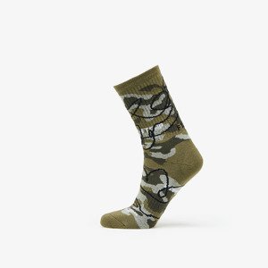 Footshop The Basketball Socks Olive Camo