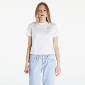 Calvin Klein Jeans Satin Boxes Baby Tee White