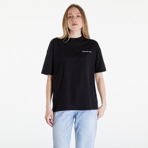 Calvin Klein Jeans Embroidered Slogan Back Tee Black