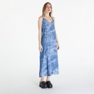 Tommy Jeans Chambray Sleeveless Maxi Dress Hawaiian Denim Laser