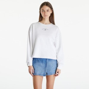 Tommy Jeans Essential Logo 2 Crewneck Sweatshirt White