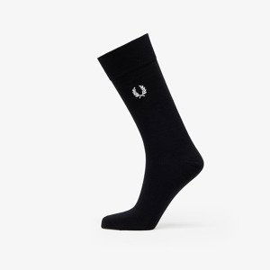 FRED PERRY Classic Laurel Wreath Sock Black/ Snow White