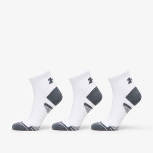 Under Armour Performance Cotton 3-Pack QTR Socks White