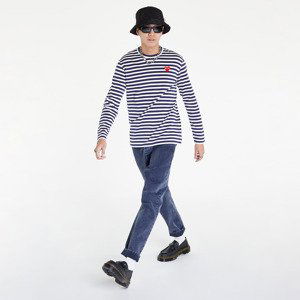 Comme des Garçons PLAY Long Sleeve Tee Blue