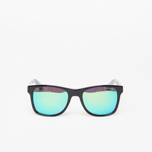 Horsefeathers Foster Sunglasses Zebra/Mirror Green