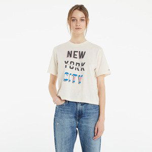 Tommy Jeans Crop New York City TEE Sugarcane