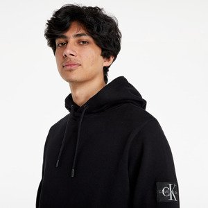 Calvin Klein Jeans Organic Cotton Badge Hoodie Black