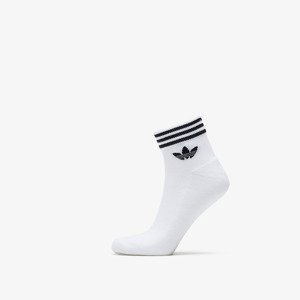 adidas Trefoil Ankle Socks 3-Pack White/ Black