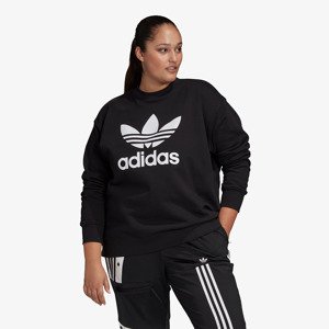 adidas Trefoil Crew Sweat (Plus size) Black/ White