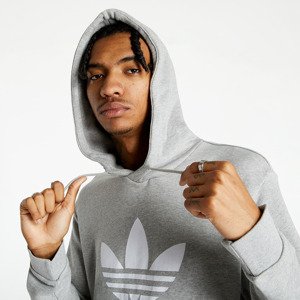 adidas Trefoil Hoody Medium Grey Heather/ White