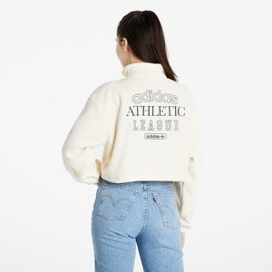 adidas 1/4 Zip Cropped Wonder White