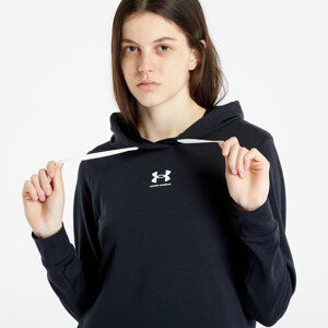 Mikina Under Armour Rival Terry Hoodie Black/ White L