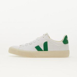 Veja Campo Canvas White/ Emeraude