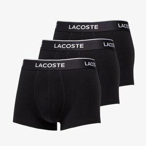 LACOSTE 3-Pack Casual Cotton Stretch Boxers Black M