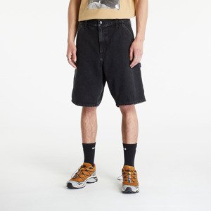 Carhartt WIP Single Knee Short Black Stone Washed