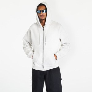 Mikina Nike Solo Swoosh Full-Zip Hoodie Birch Heather/ White M