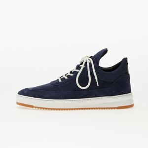 Filling Pieces Low Top Ripple Suede Dark Blue