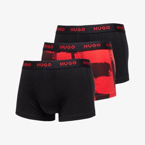 Hugo Boss Logo-Waistband Stretch Trunks 3-Pack Multi S