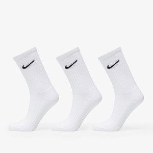 Nike Cushioned Training Crew Socks 3-Pack White S