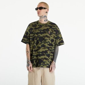 A BATHING APE 1St Camo One Point Tee リラックス Green