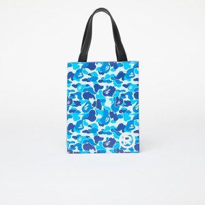 A BATHING APE Abc Camo Tote Bag Blue