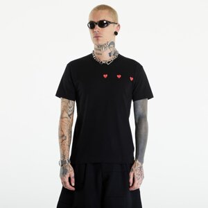 Comme des Garçons PLAY Short Sleeve Logo Print T-Shirt UNISEX Black