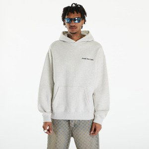 Awake NY Serif Logo Embroidered Hoodie Grey