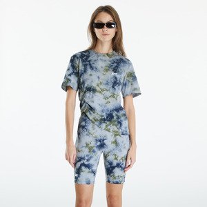 Patta Femme Tie Dye Cropped Ruched T-Shirt Quarry