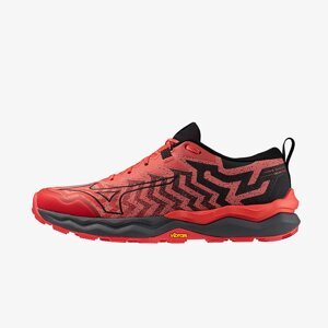 Mizuno Wave Daichi 8 Cayenne/ Black/ High Risk Red