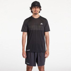 Tričko adidas Ultimateadidas HEAT.RDY Engineered Running Short Sleeve Tee Black/ Grey Four S