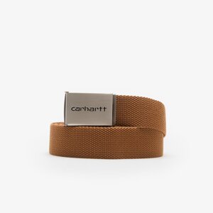 Carhartt WIP Clip Belt Chrome Hamilton Brown