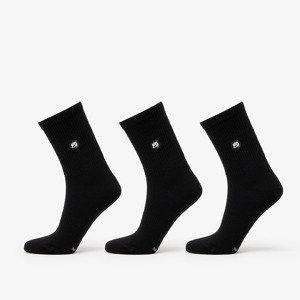 Footshop Short Socks 3-Pack Black