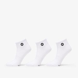 Footshop Ankle Socks 3-Pack White