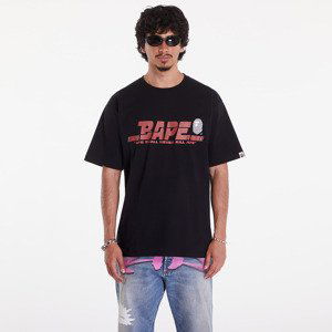 A BATHING APE Bape Sports Logo Tee Black