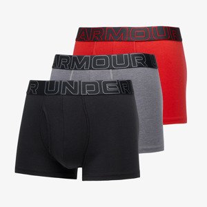 Under Armour M Performance Cotton 3in 3-Pack Grey L