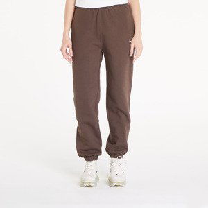 Tepláky Nike Solo Swoosh Women's Fleece Pants Baroque Brown/ White M