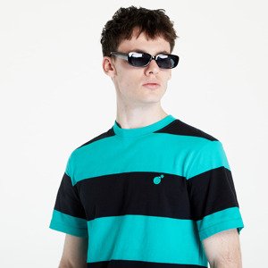 Tričko The Hundreds Block SS T-Shirt Black/ Turquoise M