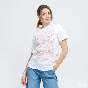 Tričko Girls Are Awesome Messy Morning Tee White L